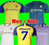 Al Nassr FC Soccer Jerseys t shirt Ronaldo Home Yellow Away 22 23 CR7 Gonzalo Talisca Ghislain Konan Vincent Aboubakar Men Footbal8132450