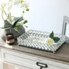 Dishes Plates Crystal And Chrome Mirrored Vanity Tray Modern Restaurant Green Sauce Dish Drop Delivery Home Garden Kitchen Dining Bar Dh2Gt