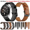 20 22 -мм браслет кожаный ремешок для часов GT 3 2 GT2 Pro MM 42 мм магический браслет для умной полосы 240424