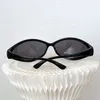 Okulary przeciwsłoneczne moda retro y2k 2024 Hip Hop Style Drives okulary parowe punkowe gogle gotyckie UV400
