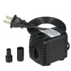 600L / H 8W Pompe à eau submersible pour aquarium Fountains Pond Pond Jardins et systèmes hydroponiques avec 2 buses 240426