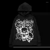 Men's Hoodies Streetwear Fashion Tops Harajuku Gothic Letter Graphic Printed Pullover Hoodie Hip Hop Casual Oversized Sweatshirt Men Women