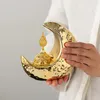 Dekorativa figurer keramiska rökelsehållare prydnad månbrännare inomhus dekoration Mellanöstern Ramadan skrivbord heminredning gåva
