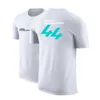 T-shirts masculins 2022 Nouveau pilote F1 Lewis Hamilton Digital 44 Imprimez à séchage rapide cou rond cou court-slved Sports en plein air T-shirt T240425