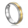 Anelli nuziali Memorissa Mens Feding Band Women Women Titanio Simple Engagement Rings Gold Silver Color Party Gioielli Gift