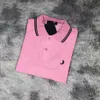Fred Polo Perry Men Designer T-shirt Top Quality Quality Luxury Fashion Polos Summer Summer Mens à manches courtes à manches courtes Polo Colli