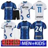 Inter Jerseys Vidal Barella Milan Lautaro Eriksen Alexis 22 23 Uniformes de camisa de fútbol de fútbol Men Kits Kit 4th Z 4.28