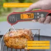 IP7 Double Probe Foldable Digital Thermometer With Probe For Cooking BBQ Barbecue Meat Culinary Grill Food Kitchen Tools Gadgets 240415