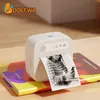 Impresora de etiqueta de etiqueta Dolewa Impresora Smart Sticker con función Bluetooth disponible en el etiquetador de la oficina en el hogar con el reproductor de récord de batería 240420