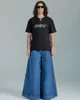 Kvinnors jeans japanska 2000 -tals stil jnco jncos y2k pantalones de mujer pants baggy