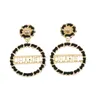 8179Stud Fashion Stud Ohrringe Frau Luxusdesigner Ohrring Multi -Farben c Brief Schmuck Frauen 18k Diamant Hochzeitsgeschenke