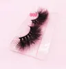 Mink Lashes 25 mm faux cils entiers 100 Cruelté Natural Eye Cils Vendeurs épais longs longs Fuffy Fake Eyelash Custom8178539