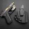 Brinquedos de pistola dentro do coldre da cintura Kydex IWB para G17 G 19 22 23 25 31 32 35 45 Mos com OLIGH BALDR MINI 600 LUMENS LANTHLOOK T240428