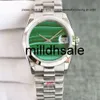 Reloj Rollen Kijk Relojes Mens Watch Green Dinal Automatische mechanische beweging Fashion polshorwatch roestvrijstalen waterdichte Montre de Luxe 36mm