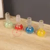 Newest Glass Colorful Smoking 14MM 18MM Male Joint Dry Herb Tobacco Filter Bowl Oil Rigs Portable Waterpipe Bong DownStem Cigarette Holder DHL