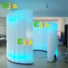 360 Photo Booth Enclosure Backdrop Portable LED RGB Party Inflatable Photo Booth For Party Rental