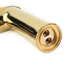 Bathroom Sink Faucets 1x Gold Brass Wash Basin Faucet Cold & Waterfall Single Handle Deck Mounted For Fixture