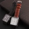 Flameless USB Lighter Watch Casual Rechargeable Cigarette Lighter Men's Quartz Wrist Watch