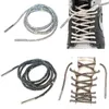 Schoenonderdelen 1 paar luxe trekstring Cross Braid riem sneakers veters Diamond Rhinestone schoenveters heldere snaren