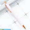 20Pcs/Lot Gradient Color Glitter Ballpoint Pen Office Accessories Women's Pens For Writing Men's Luxury High Quality Metal