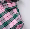 Chemises décontractées formelles avancées pour hommes, chemise de créatrice mince luxueuse chemise à plaid à manches longues.