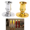 Kerzenhalter 2PCS/Set Plastikhalter Basis Candlestick für Wohnkultur