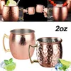 Muggar mini 60 ml Moskva Mule Cup Coffee Wine Bear Cup Hammer Copper Plated Cup Home Kitchen and Bar Supplies J240428