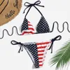 Swimons de maillots de bain pour femmes pour les vêtements de plage d'été Sexy Cutout Bottoms enveloppez Bikini Bathing maillot de bain Bra Femmes