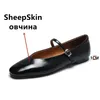 Fedonas Concise Comfortion Casual Women Flats Spring Summer Office Ladies本物のレザーメアリージェーンズシューズレトロスタイル240424