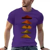 Men's Polos Cascade Volcanoes Red Orange Gold T-Shirt Aesthetic Clothing Cute Tops Plain Black T Shirts Men