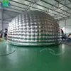 Party Disco inflatable half igloo tent air dome luna for advertising white silvery stage marquee