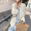 Women's Knits Cardigan Women Casual Youthful Vintage All-match Breathable Chic Comfortable Fashion Spring French Style Schoolgirls Daily