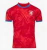 2024 Novo camiseta da camiseta de futebol da República Tcheca Casa e Away Red e White 24 25 Islândia Sport Football Jerseys Sportswear Serbia Camisola Eurocup