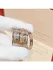 The Magic Rings Of Love Gold High Card Sky Star Star Love Diamond Ring Luxury Rose Gold 18k com Anéis Originais de Carrtiraa