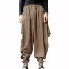 Broek yjsfg house merk heren harem broek grijs hippie hiphop vlak