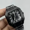 watches men designer Watches luxury watch movement watches black watchstrap 40MM Stainless Steel Casual clasic Complete Calendar black strap watch