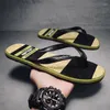 Slippers Men Flip Flip Slides 2024 Trend Summer Anti-Skid Man Out Outdoor Light Casual Beach Sandals House