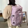 Bolsas escolares Bolsa de viagem de grande capacidade Bolsa de armazenamento Carregar Bolsa de mochila à prova d'água da Duffel Mulheres Oxford ombro 2024