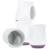 Tasse gemütlicher nordischer Strick 14 Unzen Keramik Stoare Handwarmer Kaffeetasse Set 4 Purple 240422