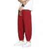 Pantaloni casuali primaverili ed estivi in cotone harun in cotone leggero sciolto 240422