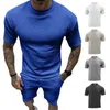 Męskie szorty T-shirt Shorts Sete Sportswear O-Neck Talia stała strój do aktywnego stylu życia