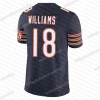 Walter Payton Keenan Allen Rome Odunze Football Jerseys 18 Caleb Williams 2 DJ Moore Cole Kmet Travis Homer Brian Urlacher Jaylon Johnson D'Andre Swift Jaquan Brisker