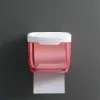 Handdoeken Tissue opbergdoos badkamer wandmontage punchfree toiletpapier houder papieren handdoek opslagrek organizer badkamer huisbenodigdheden