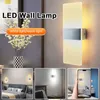 Wandlampe Acryl-LED moderne nordische Schlafzimmer Nachtweiser leichter Balkon Korridor Gang 7W Lautstädter AC85-265V
