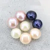 Orecchini per borchie 4 colori Real Natural Freshwater Pearl 8mm Sterling Ouring Pearls Studri per donne Regali di gioielli B3432