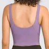 女性スポーツブラジャータンクトップリブベッドシームレストレーニングエクササイズシャツヨガクロップトップロングラインワイヤーフリーミディアムサポート
