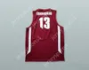 Nome personalizado para homens jovens/crianças Robertas Grabauskas 13 aC Tallinna Kalev Estonia Maroon Basketball Jersey Top Stitched S-6xl