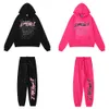 SP der Pink Fashion Street High Weight Loose Men S and Women Sweat à capuche à capuche