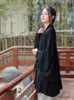 Kurtki damskie luźne kurtka koszuli okłada moda bawełniany lniany chiński płaszcz damskie ubrania zen zen cardigan na letnie cienkie topy