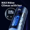 Automatisch beheizte Saugen Männlich Vibration Blowjob Masturbation Equipment Machine Sex Toys Erwachsene Waren für Man Masturbators Cup 240423